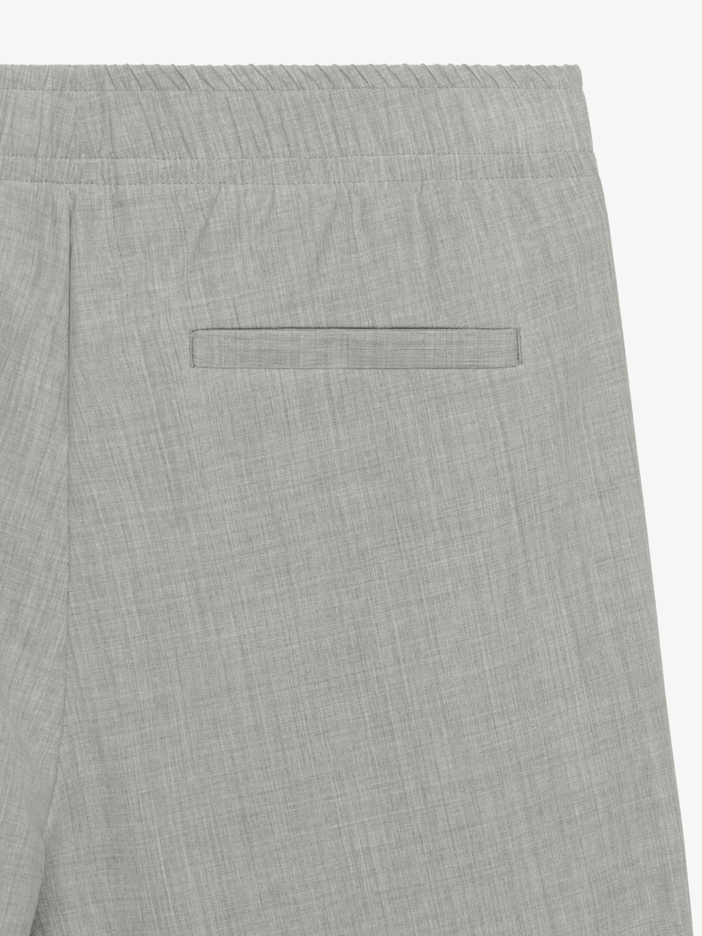 STRAIGHT FIT PANTS IN DESTROYED WOOL - 5