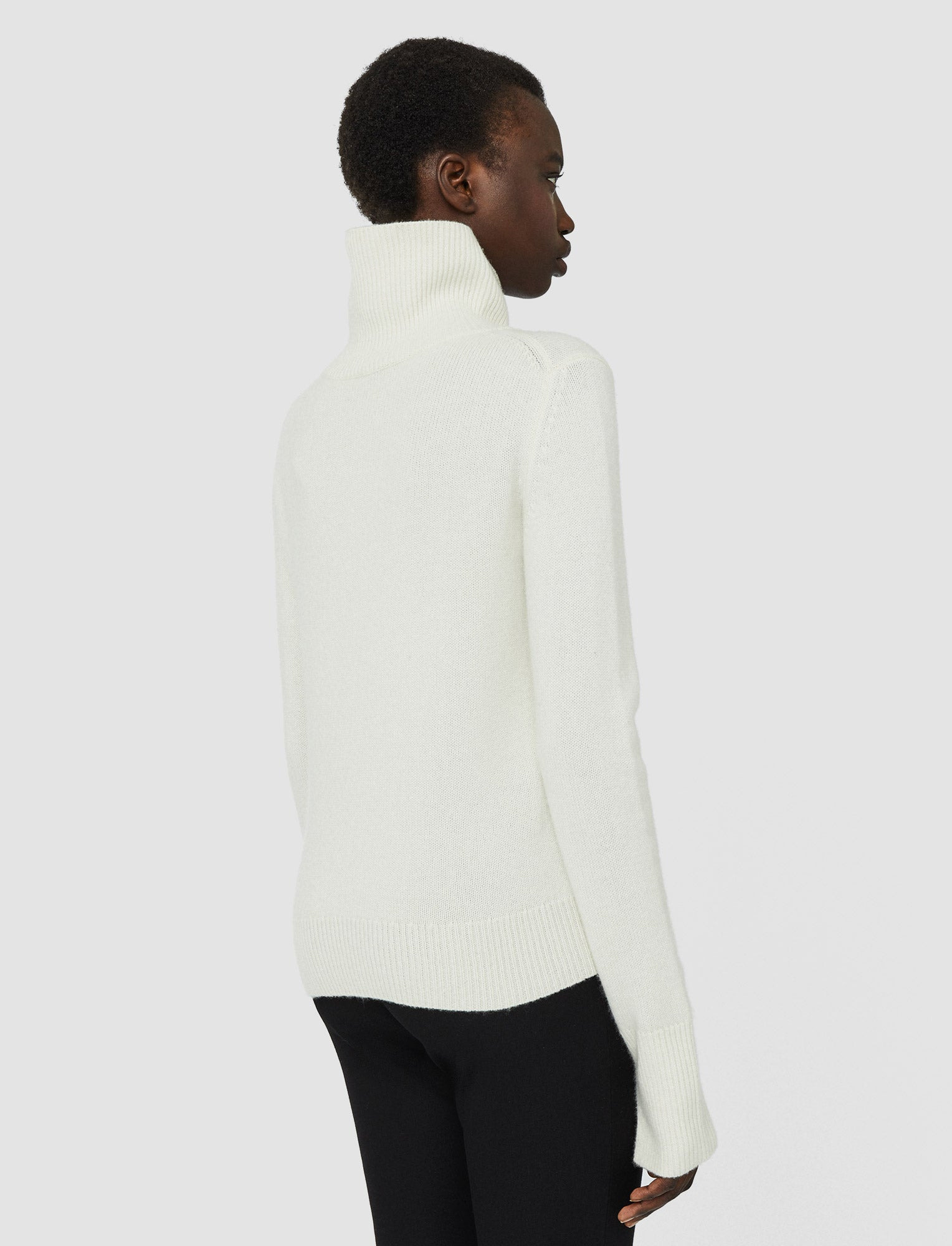 Pure Cashmere High Neck Jumper - 2