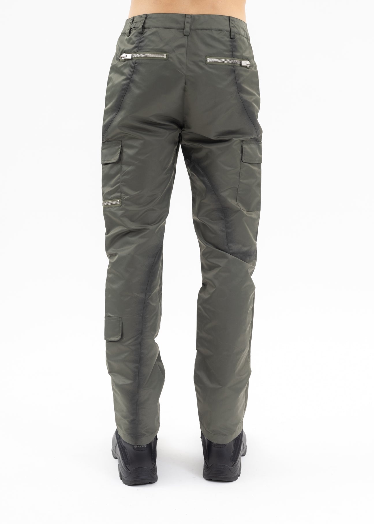 KHAKI CLANDESTINE CARGO TROUSERS - 3