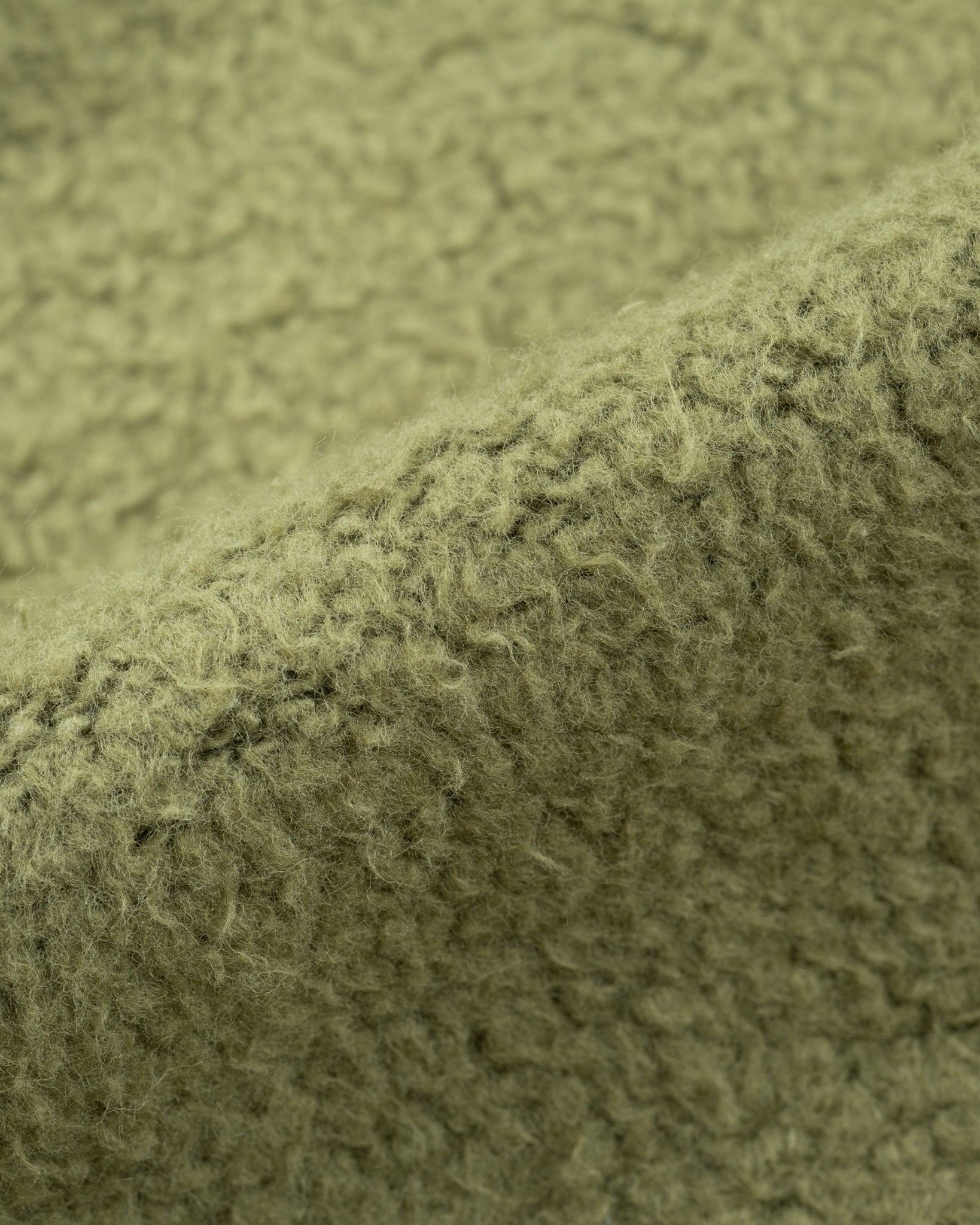 IHSW-10-OLV 14oz Ultra Heavyweight Loopwheel Cotton Zippered Hoodie - Olive - 13