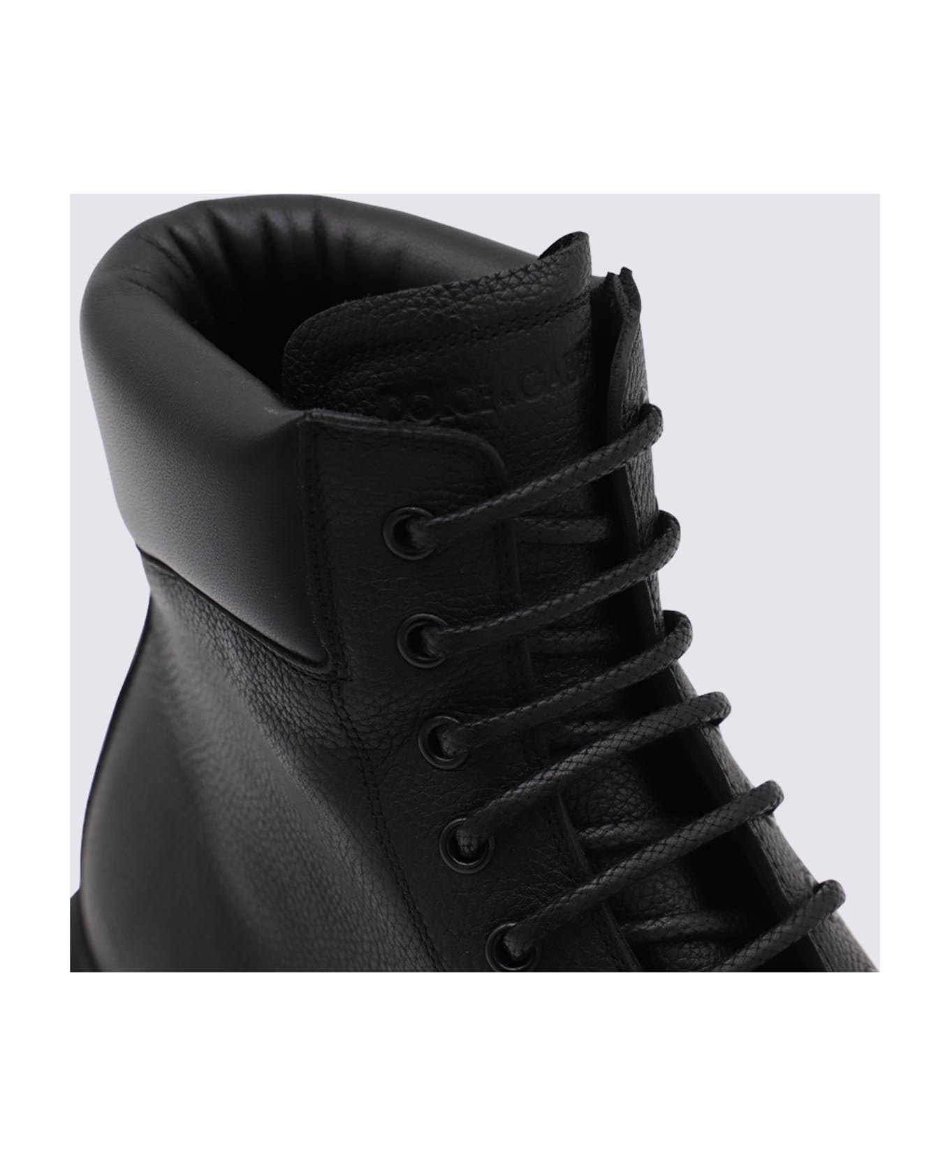 Black Leather Boots - 4