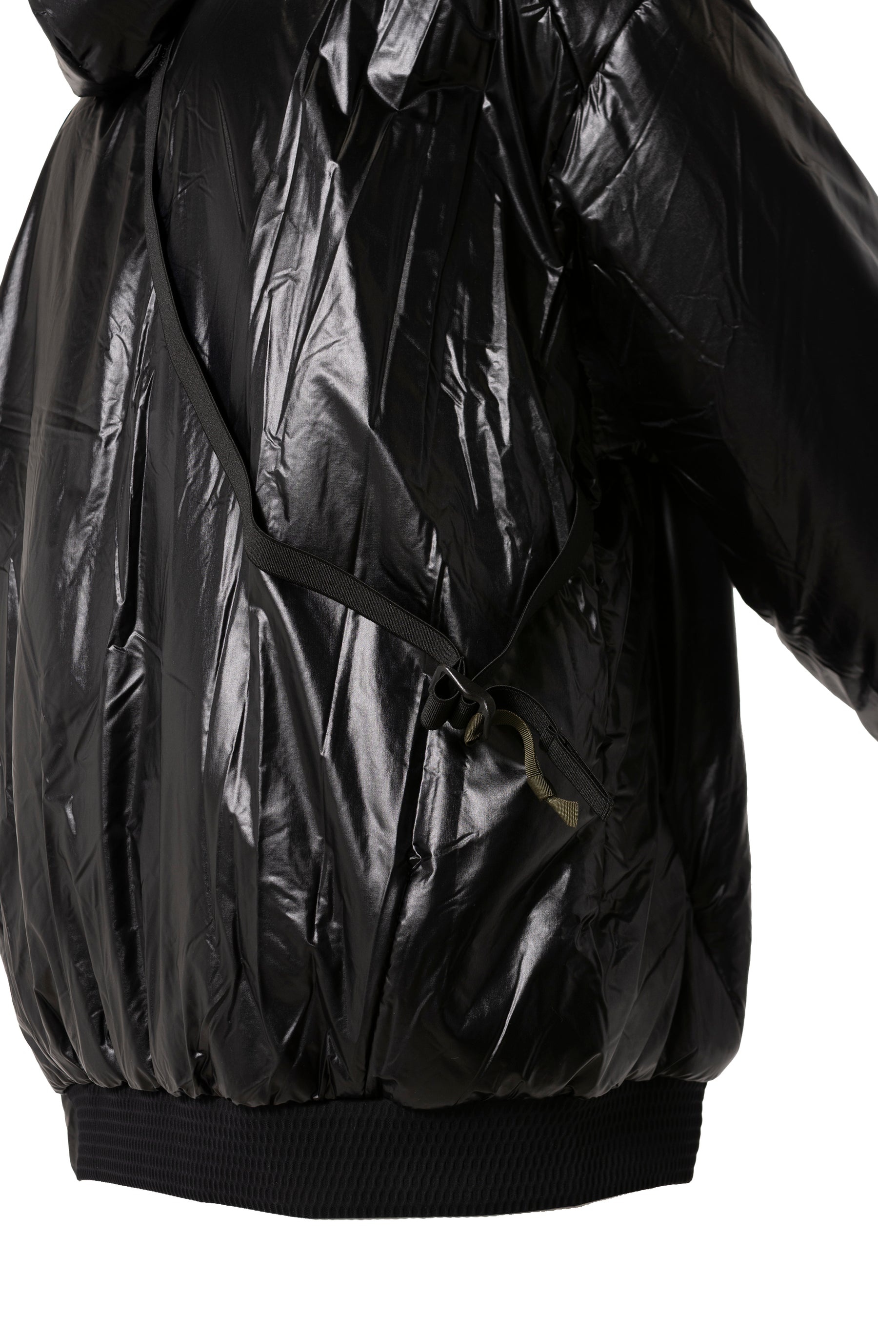 ACRONYM HD NYLON PRIMALOFT INSULATED HOODE JACKET / BLK ACRONYM HD NYLON PRIMALOFT INSULATED HOODE JACKET / BLK