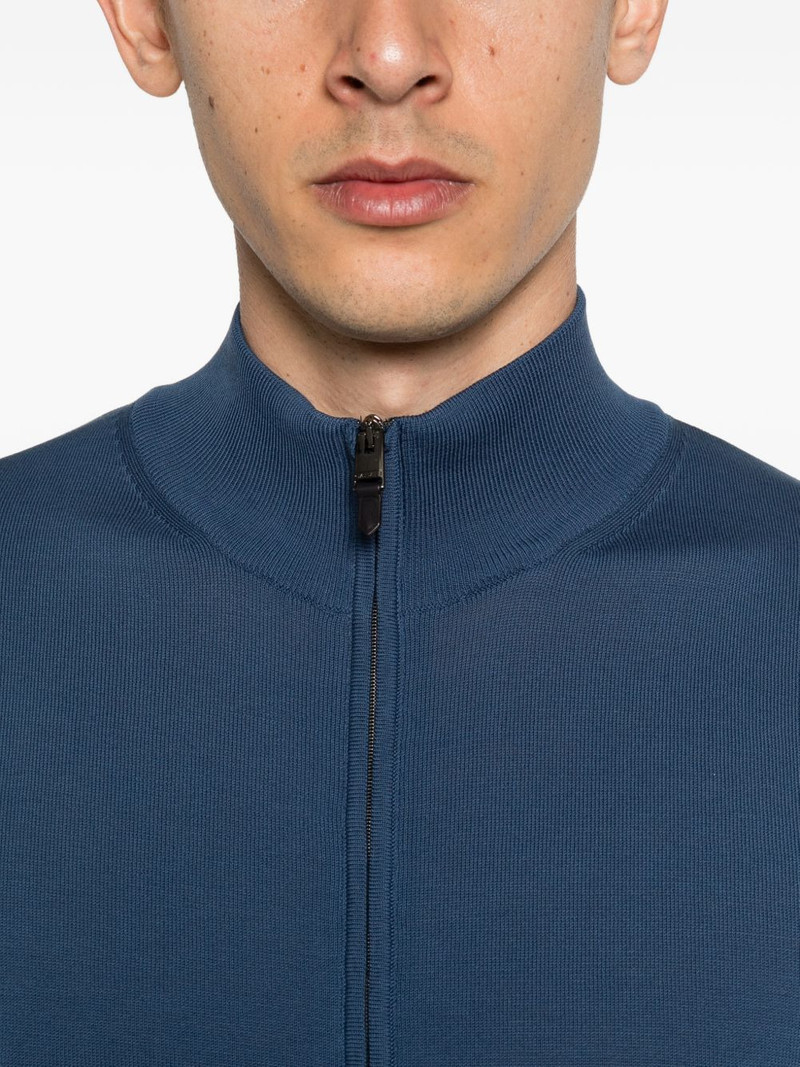 zip-up cardigan 5
