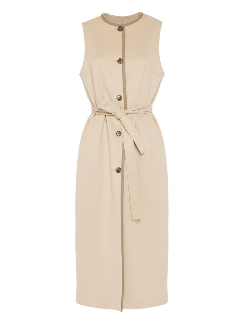 double-sided belted gilet 1