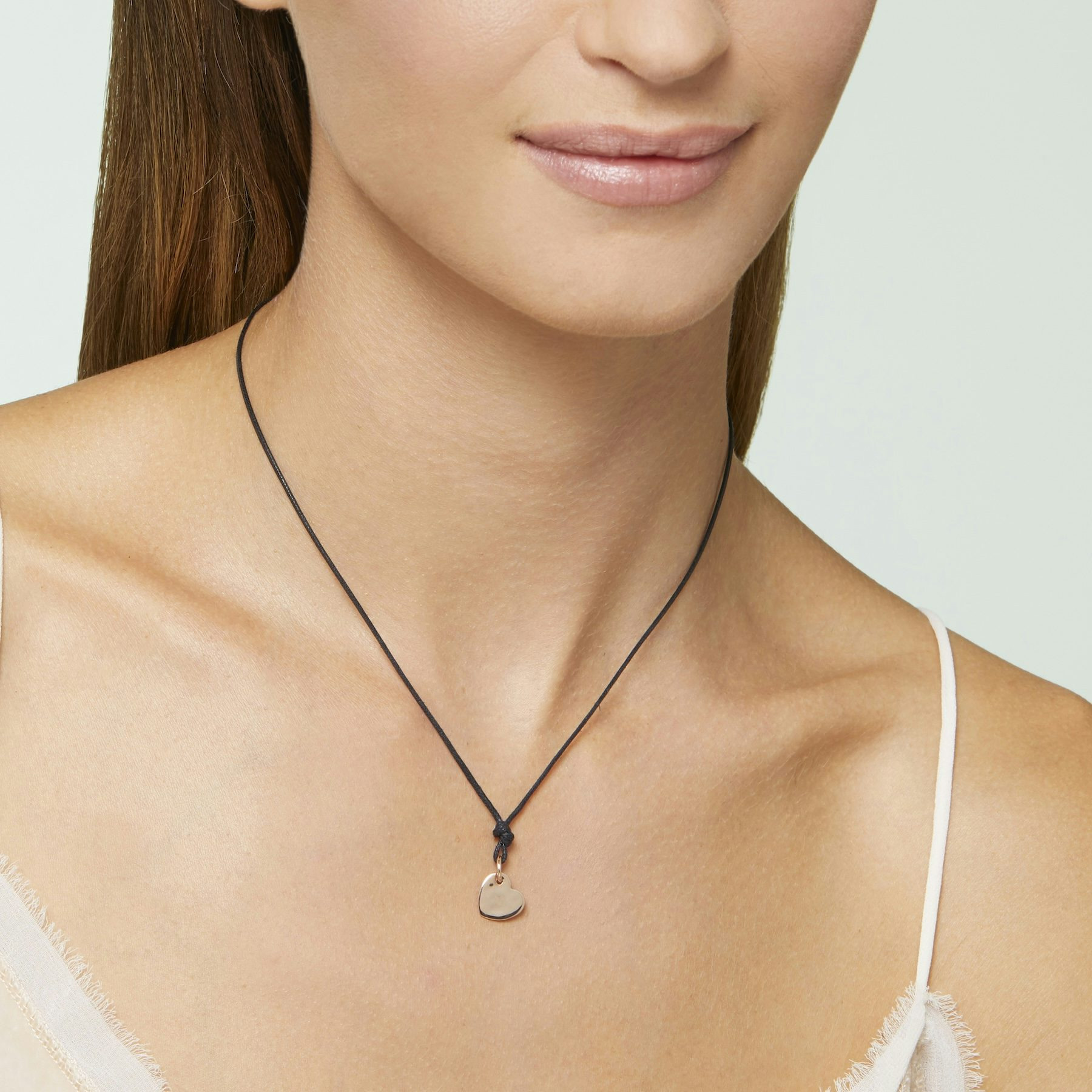 ROSE GOLD HEART CHARM - 4
