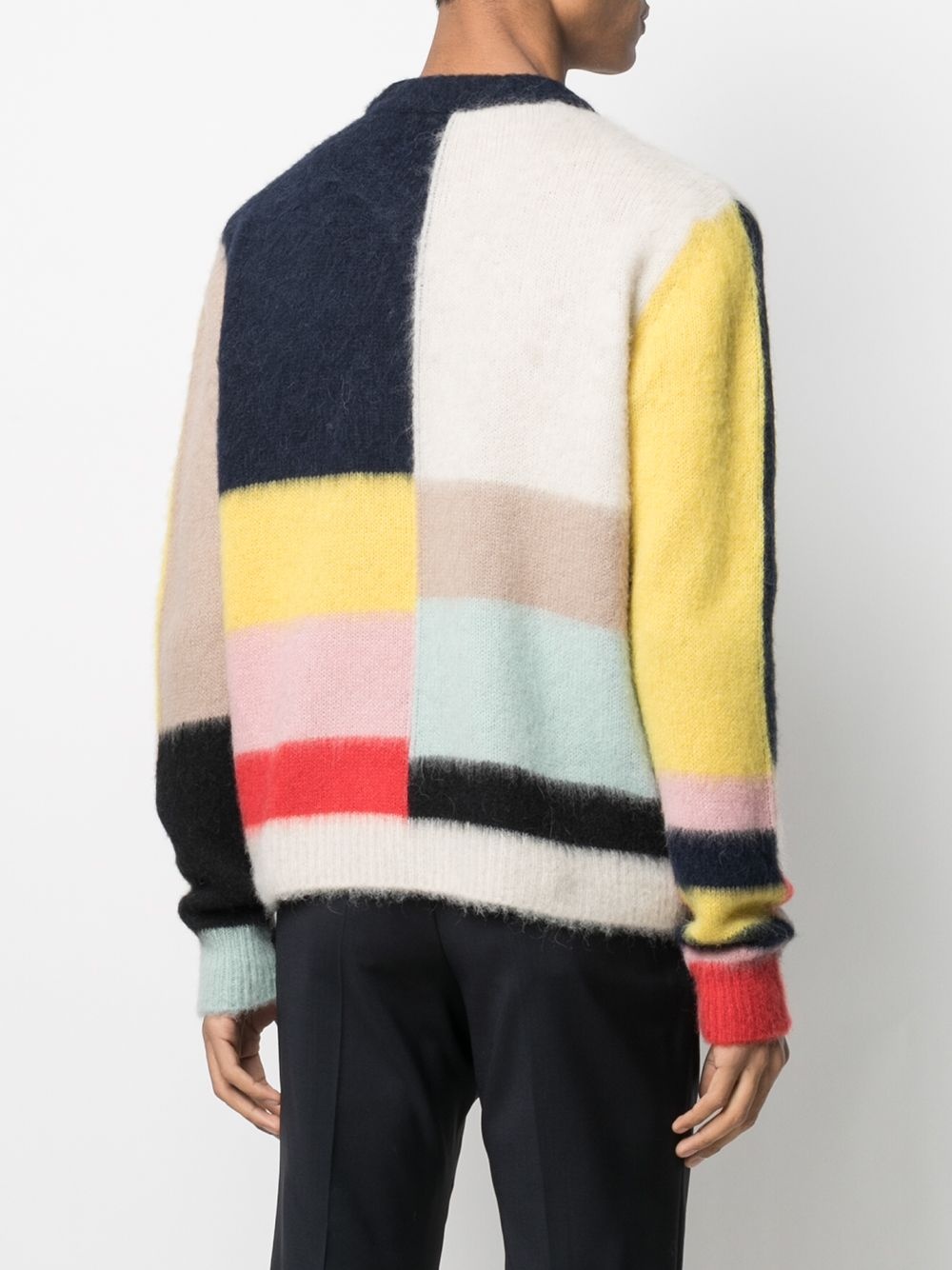 colourblock knitted jumper - 4