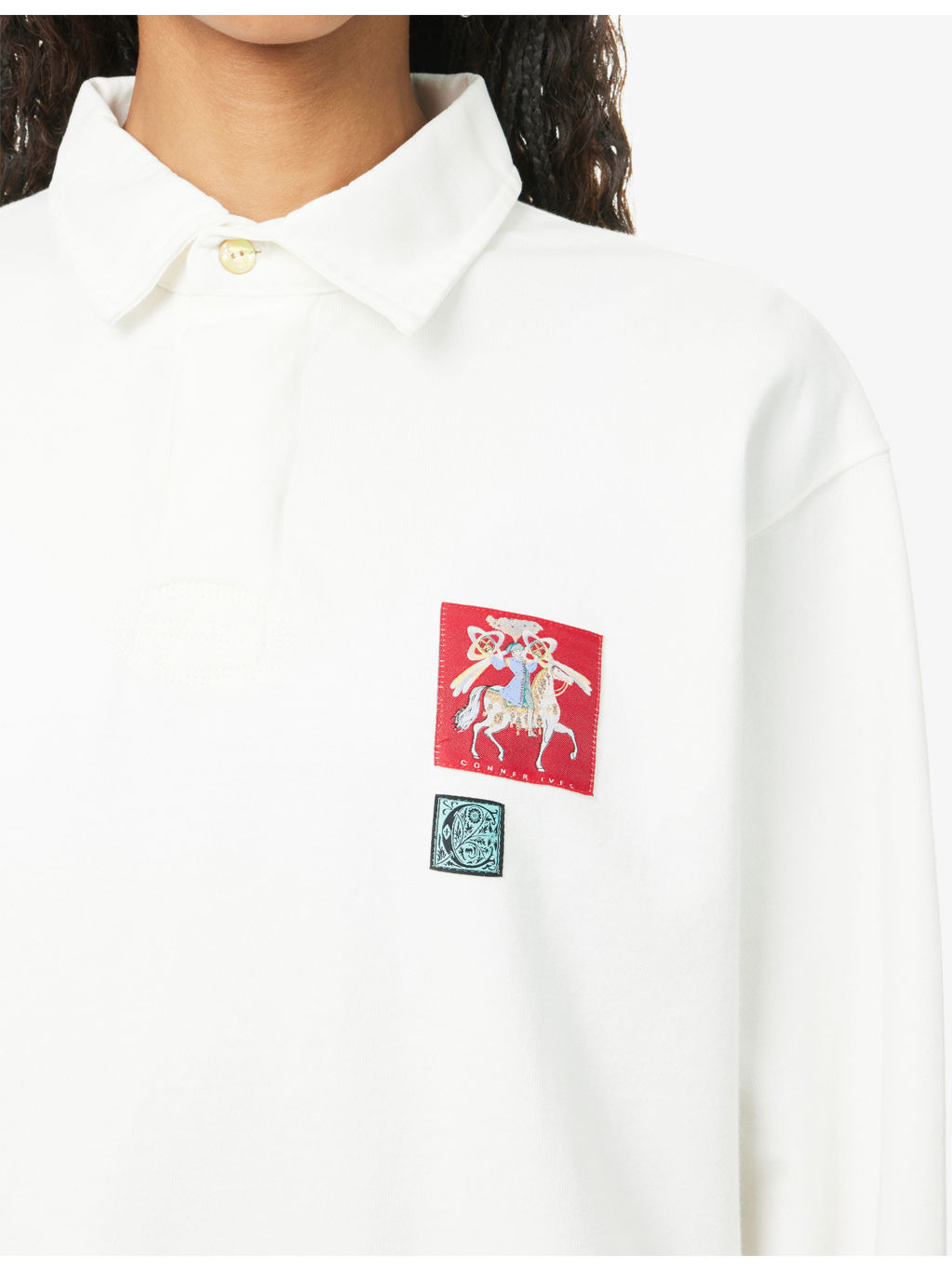Oversized Logo-Embroidered Cotton-Jersey Rugby Shirt - 5