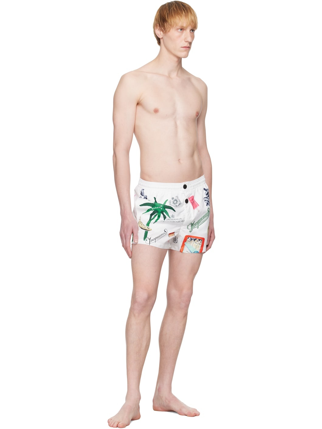 White La Croisière 'The Puntini' Swim Shorts - 4