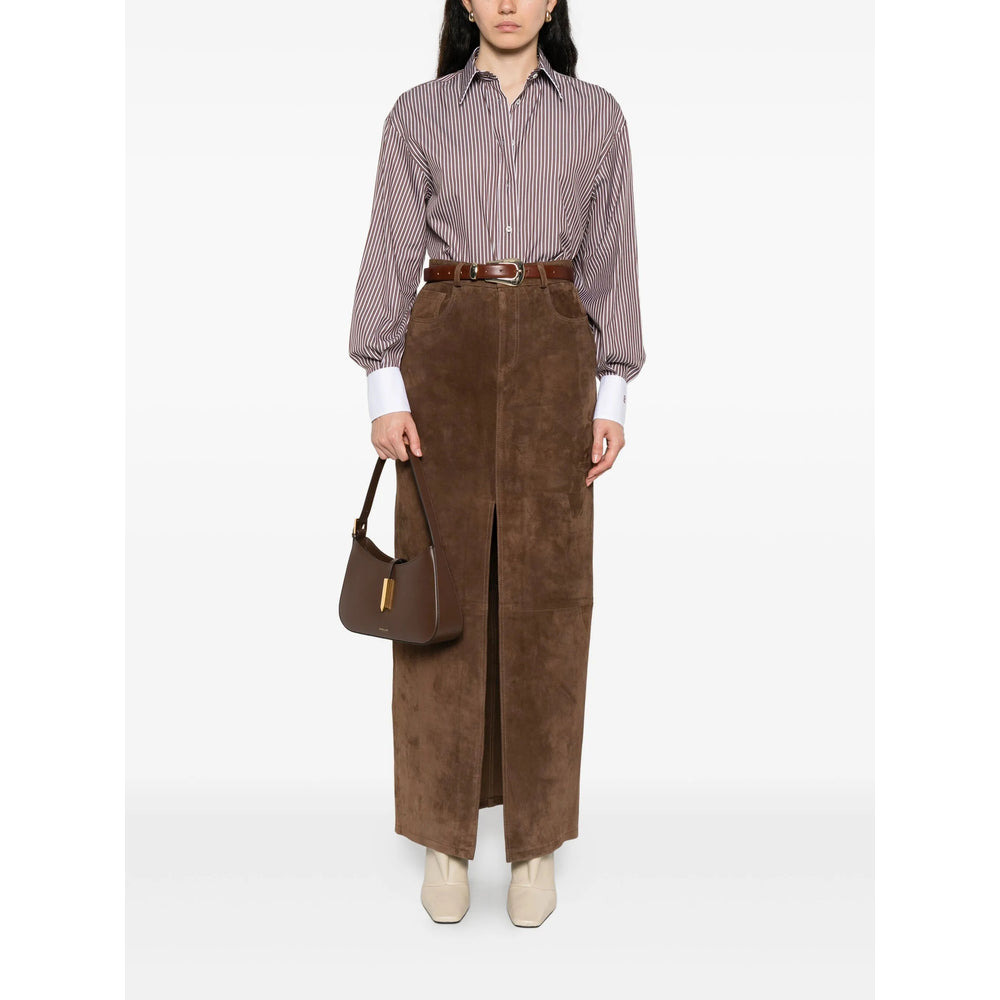 Brunello Cucinelli Brown Tops - Shirts Women - 3