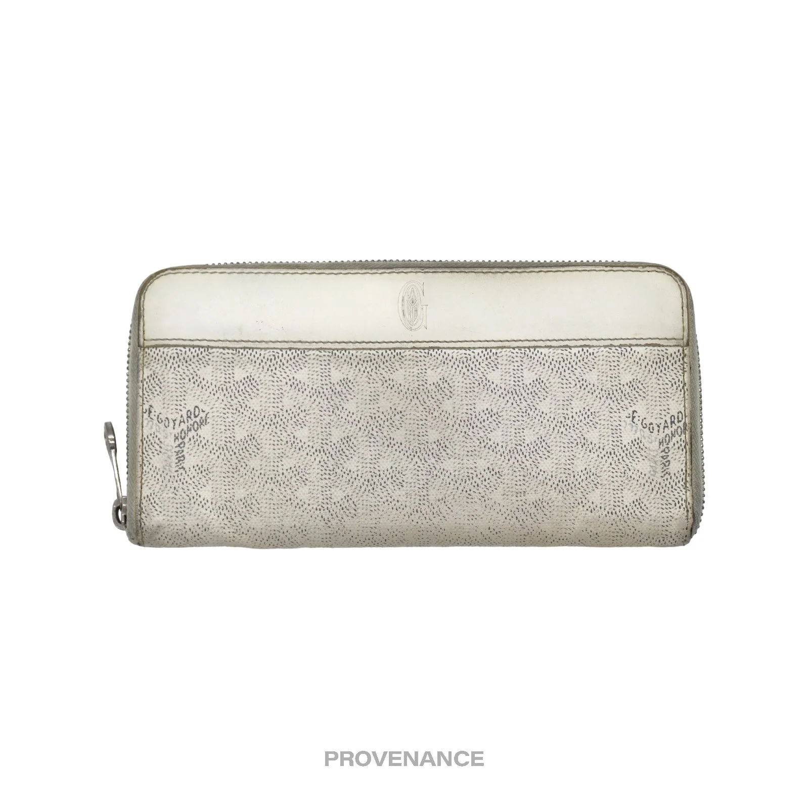 Goyard Matignon Zipped Wallet - White Goyardine - 1
