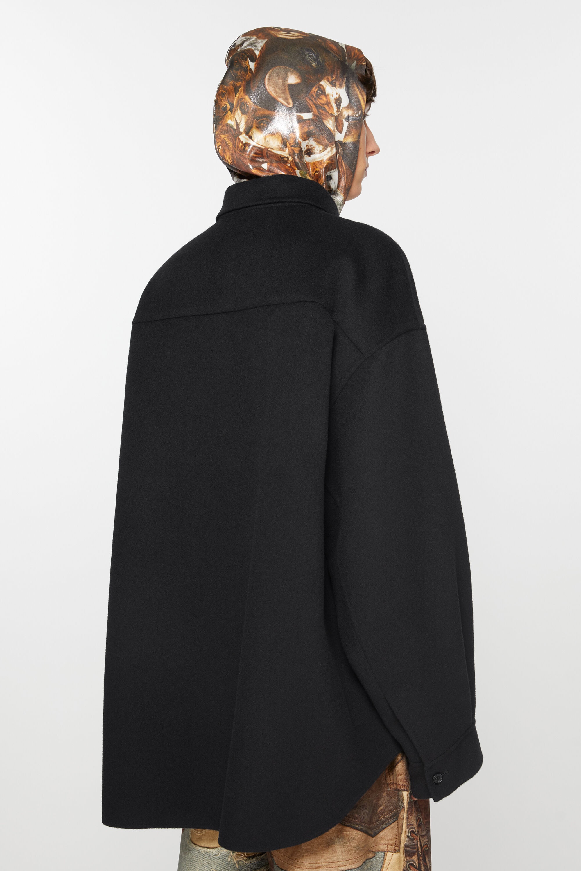 Wool jacket - Black - 4