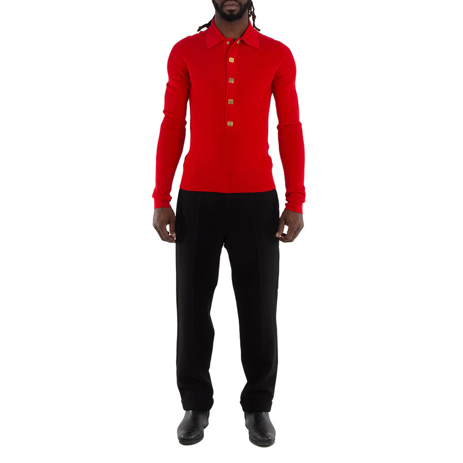 Balmain Men's Noir Tapered Cropped Trousers - 4