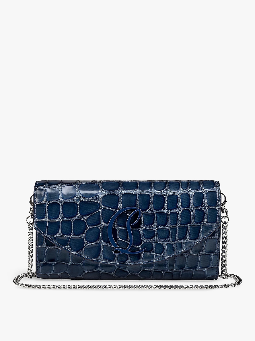 Loubi54 leather wallet-on-chain - 1