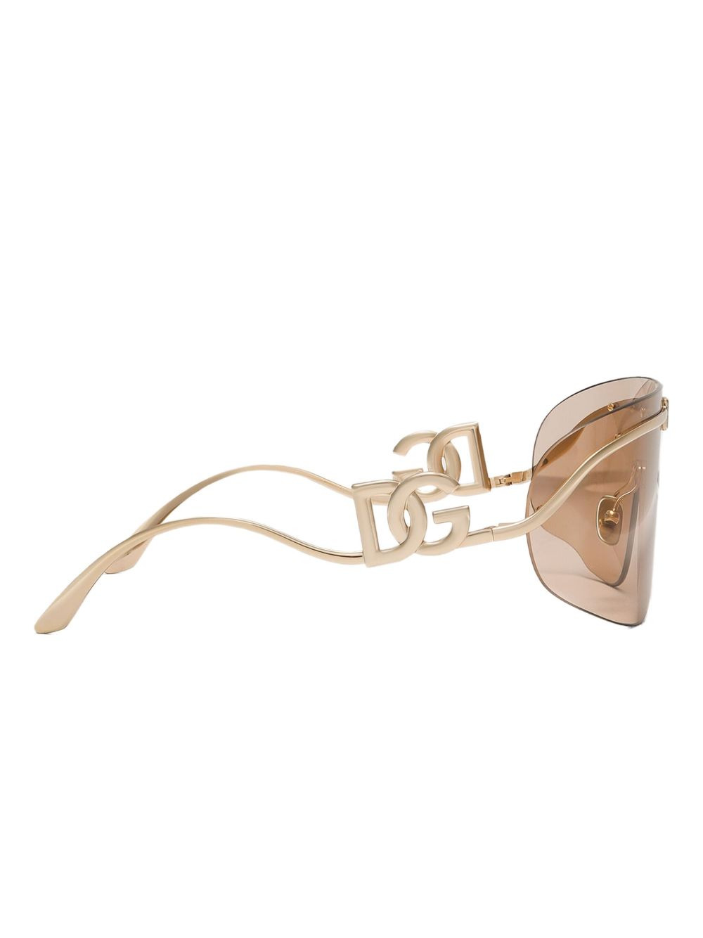 logo-plaque pilot-frame sunglasses - 3
