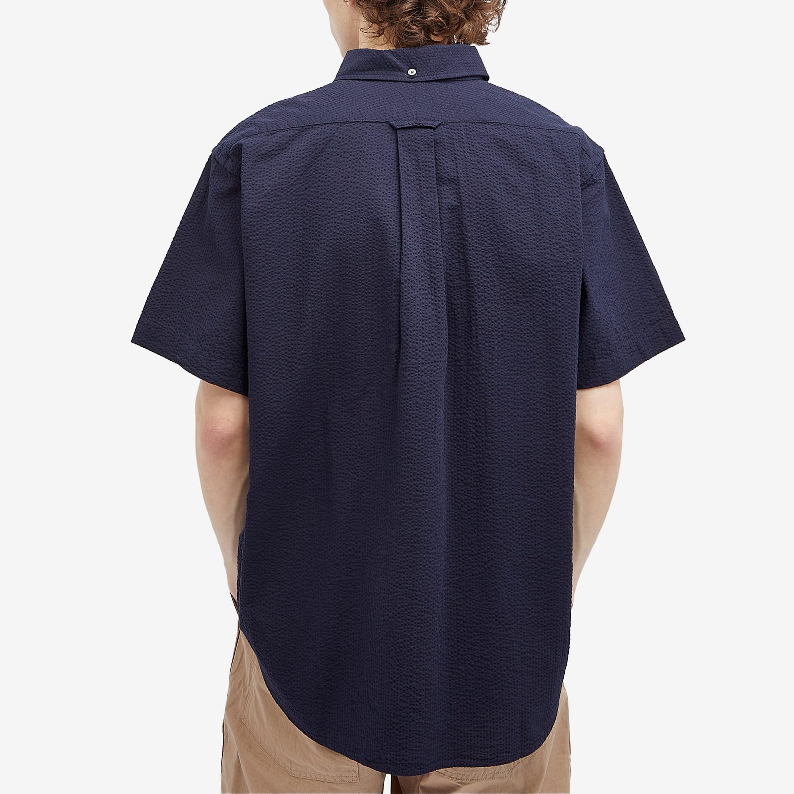 Engineered Garments Popover Button Down Short Sleeve Shirt - 3