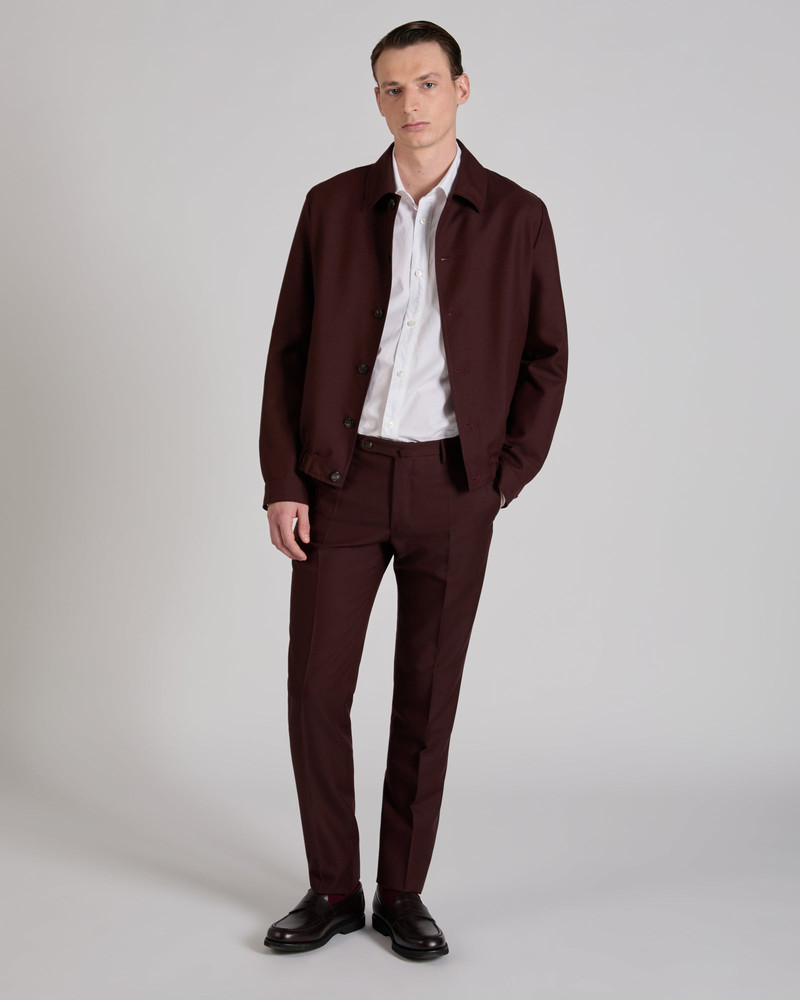 Wool and mohair twill bomber jacket 5