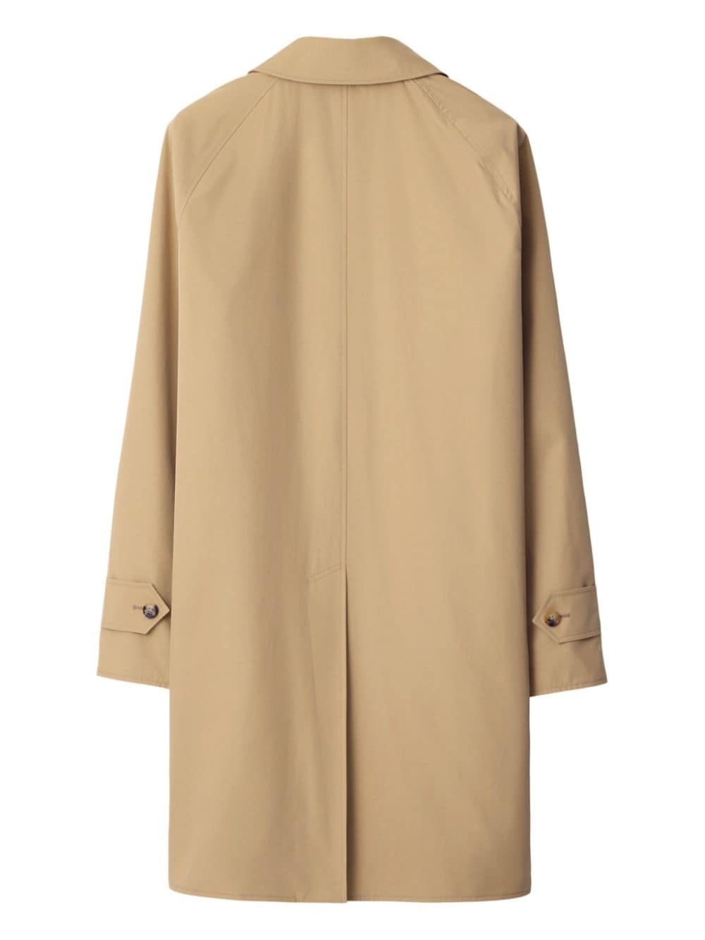check-pattern reversible trench coat - 6