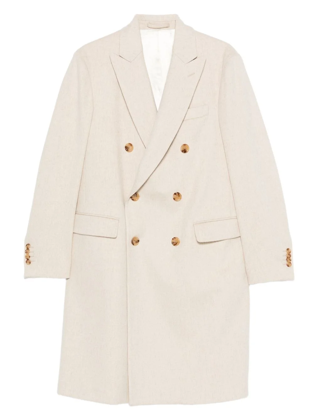 double-breasted coat - 1