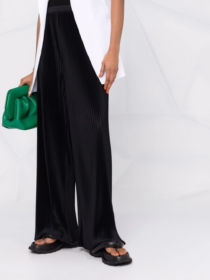 straight-leg plissé trousers 5