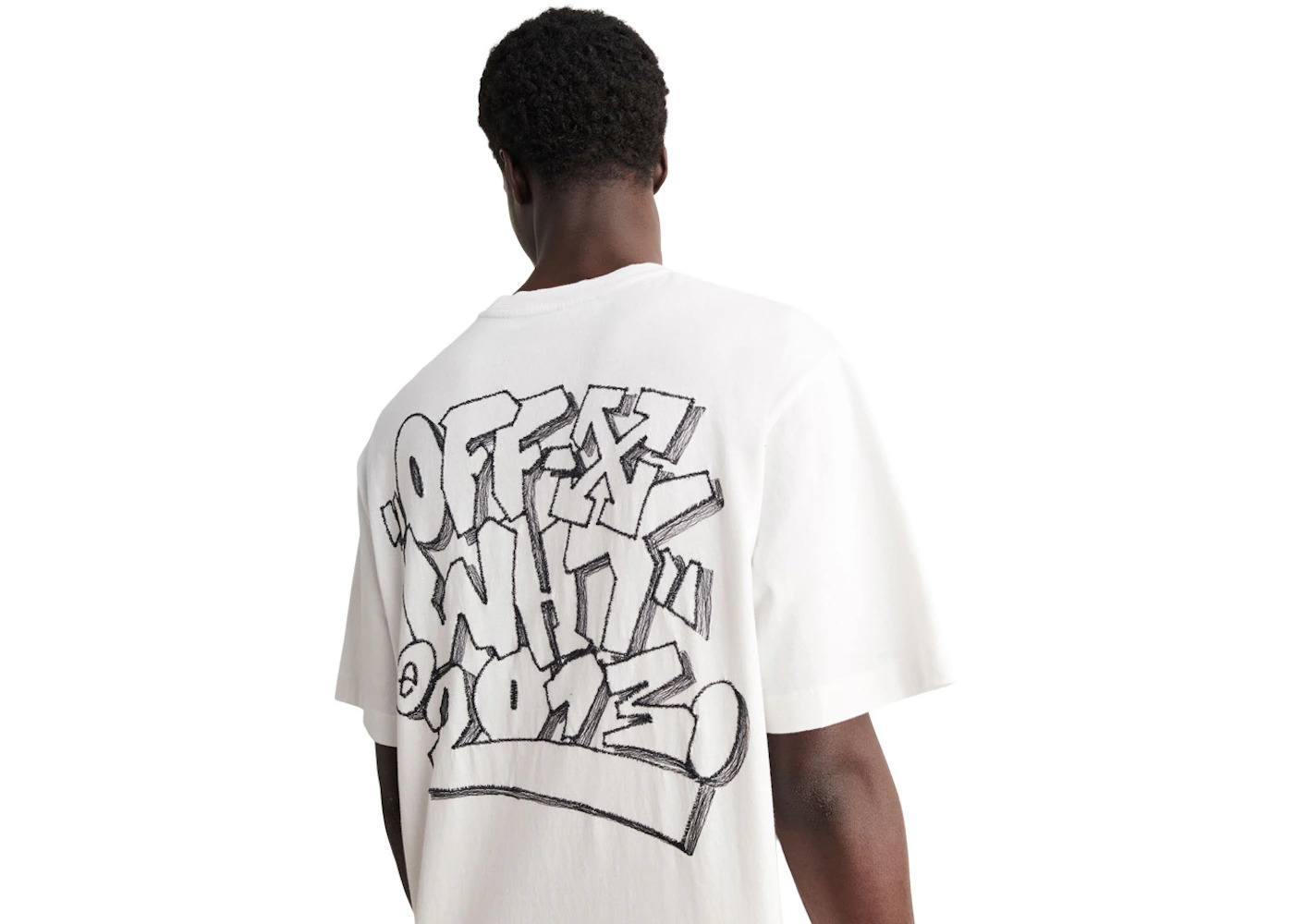 OFF-WHITE Graff Freest Over Skate S/S Tee White - 2