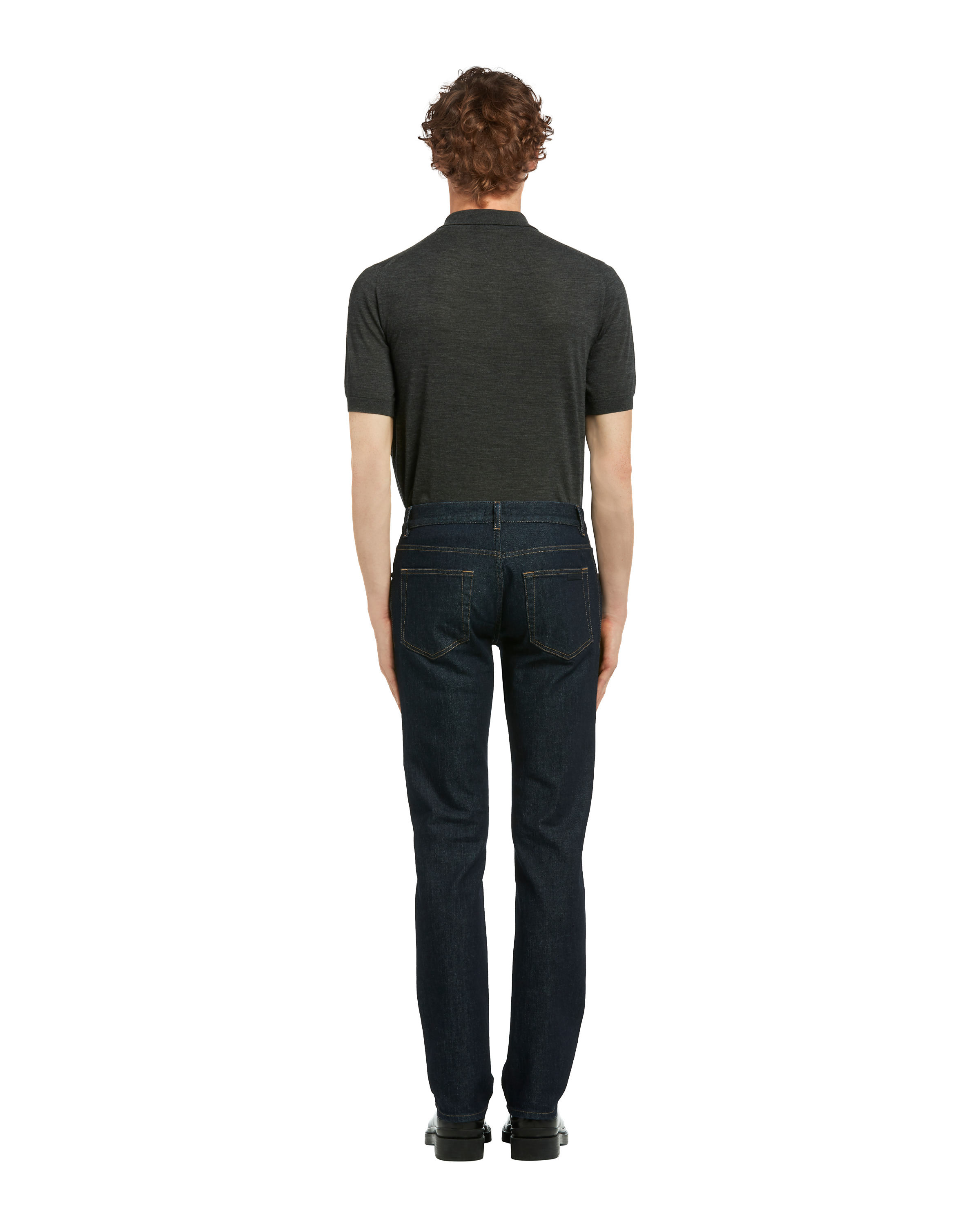 Five-pocket denim trousers - 4