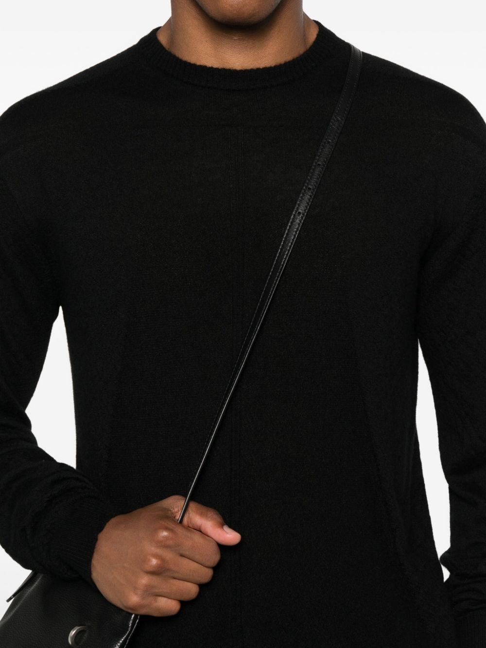 long-sleeve cashmere sweater - 5