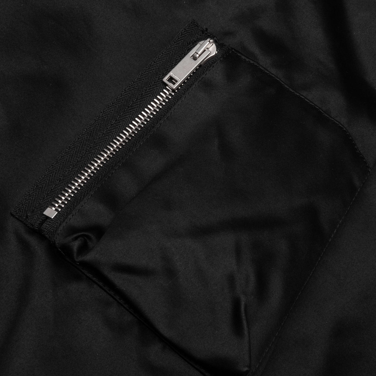 OVERSIZED BOMBER JACKET - PITCH BLACK - 4
