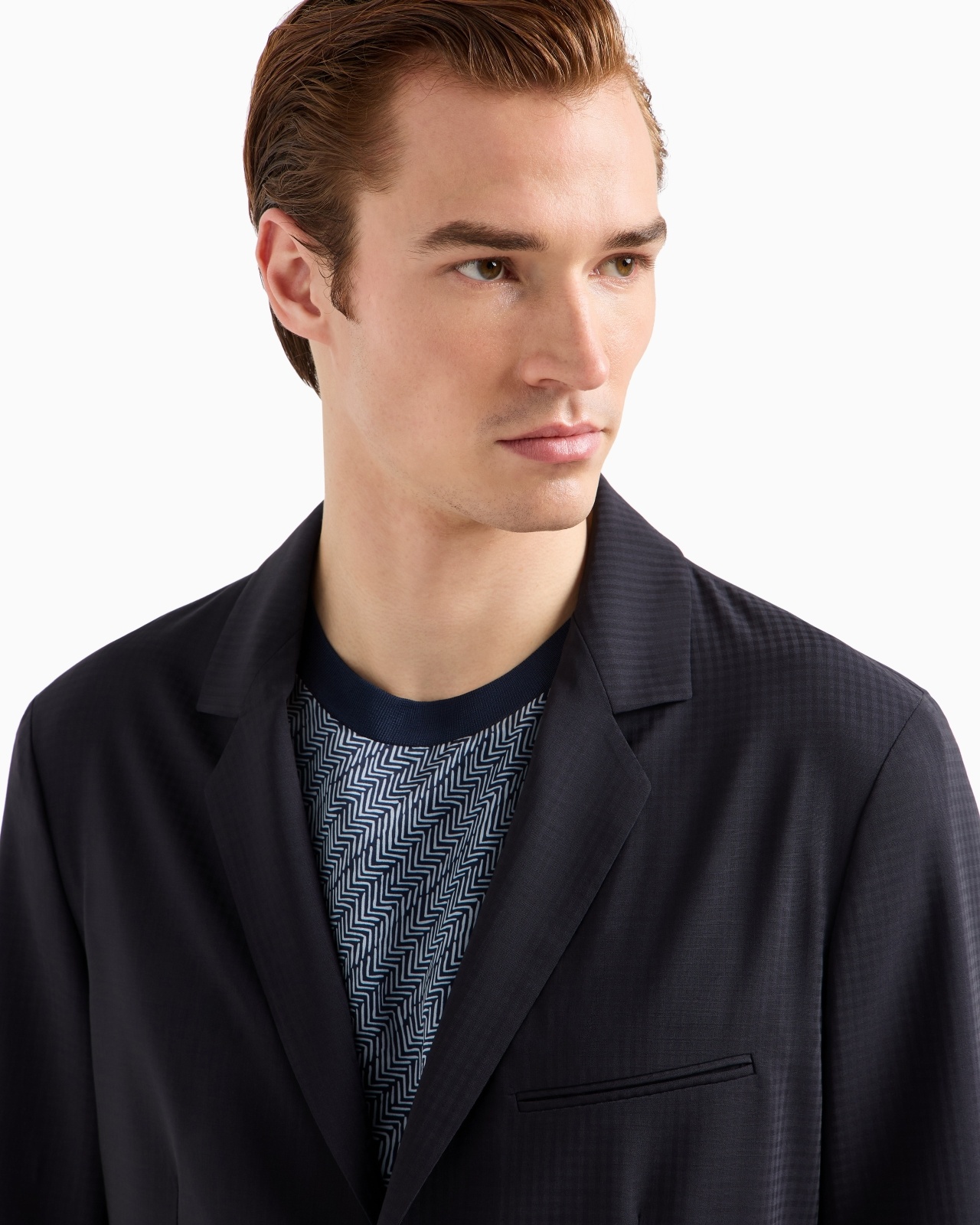 SINGLE-BREASTED, VIRGIN-WOOL JACKET - 5