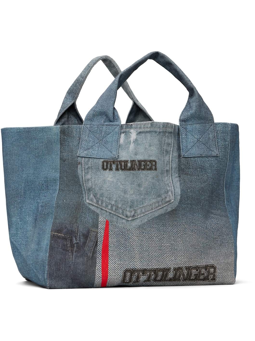 Blue Demin Maxi Tote - 2
