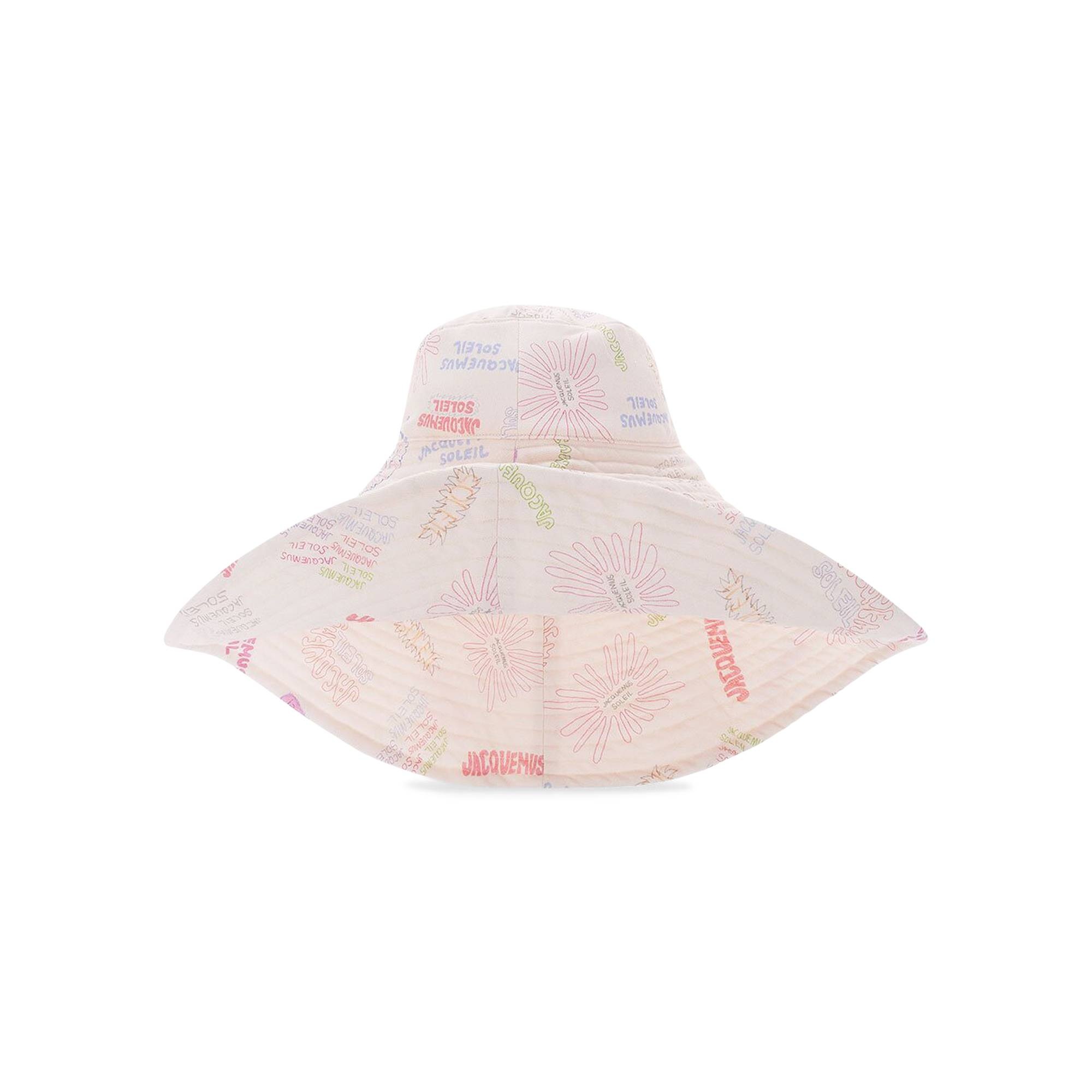 Le Chapeau Lagrima floral cotton sun hat in multicoloured - Jacquemus