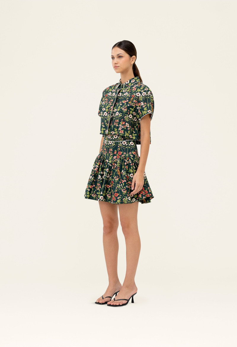 Agua by Agua Bendita Asai Mosquetero Mini Skirt outlook