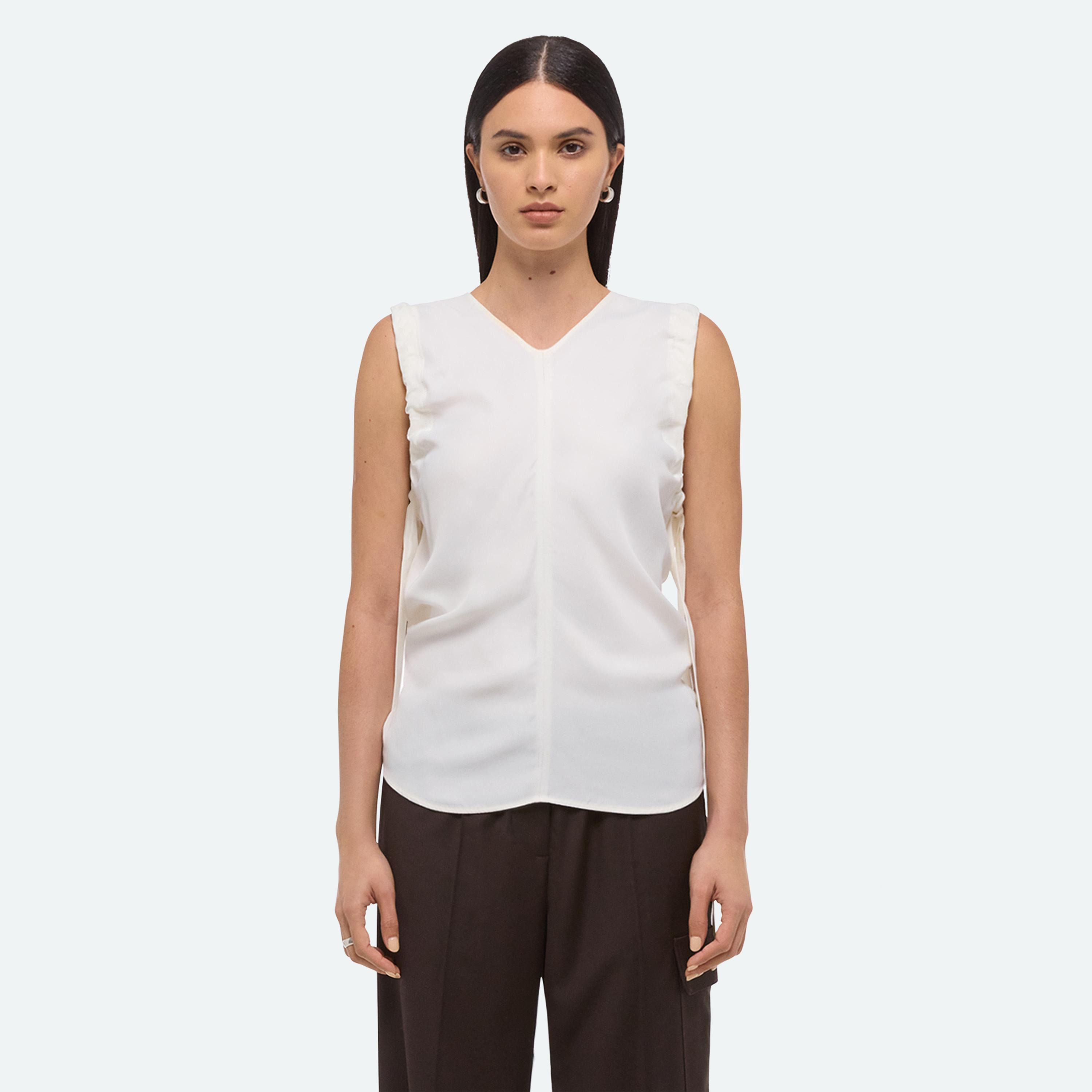 RUCHED ARMHOLE TOP - 4