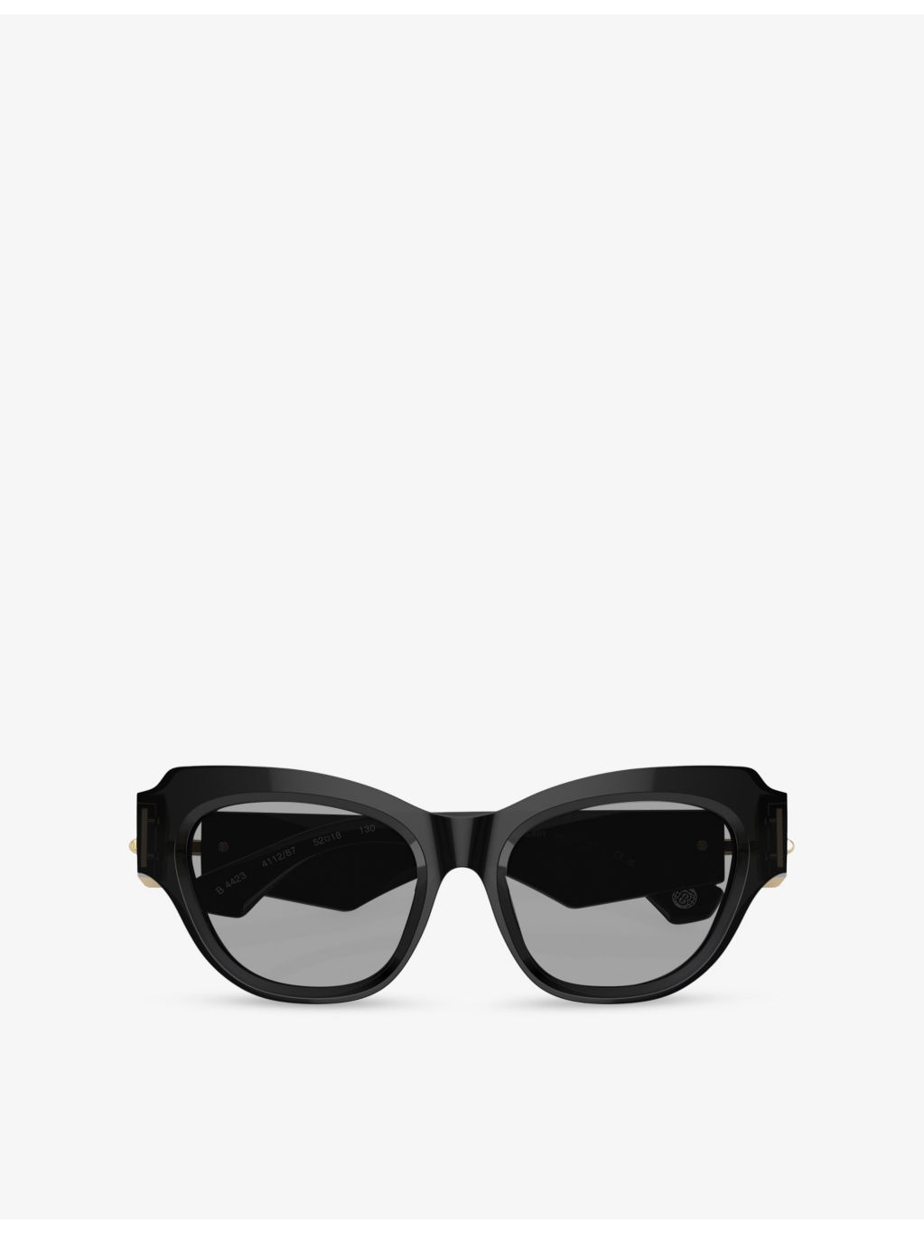 BE4423 Branded Oversized Acetate Sunglasses - 4