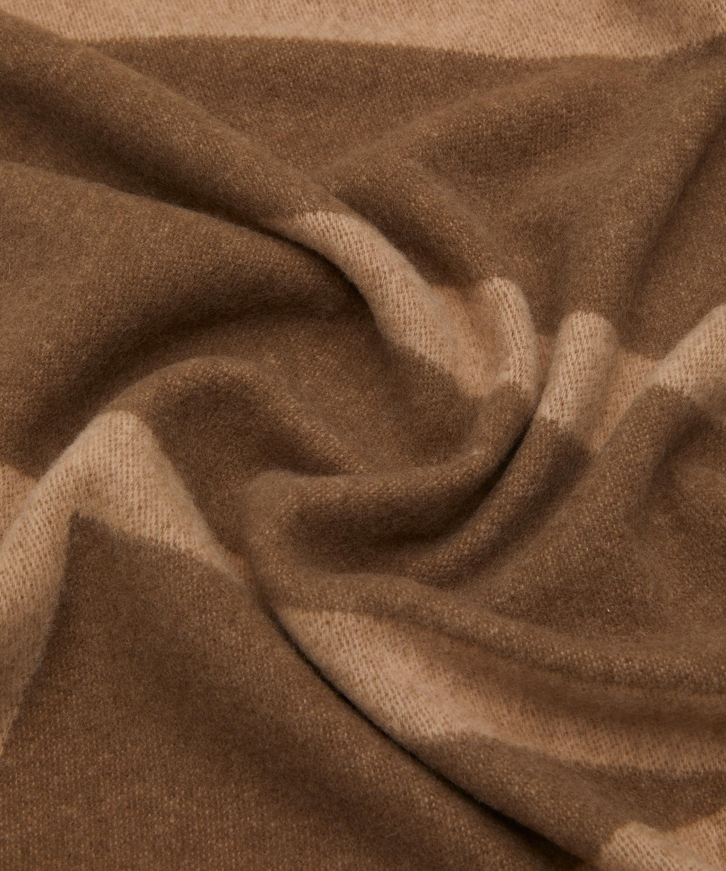 Monogram Jacquard Fringed Scarf - 4