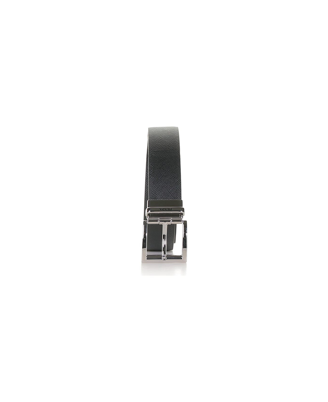 Reversible Belt In Saffiano Leather - 2