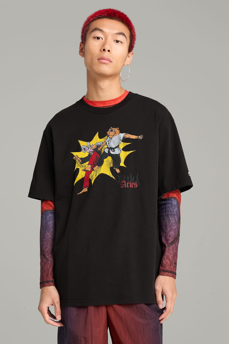 PUMA PUMA x ARIES Graphic Tee Unisex outlook