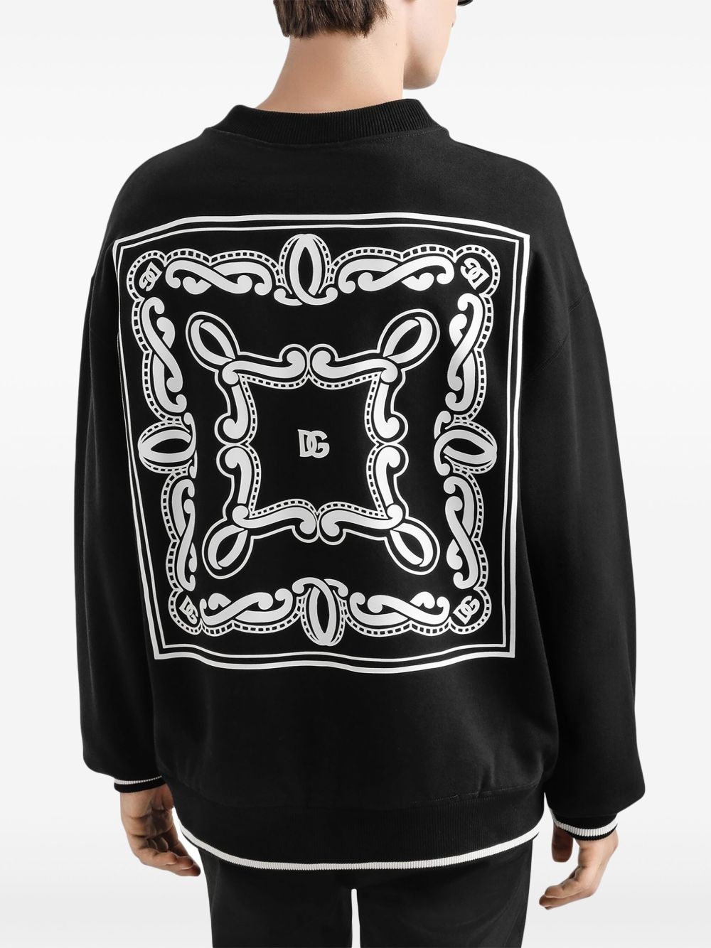bandana-print sweatshirt - 5