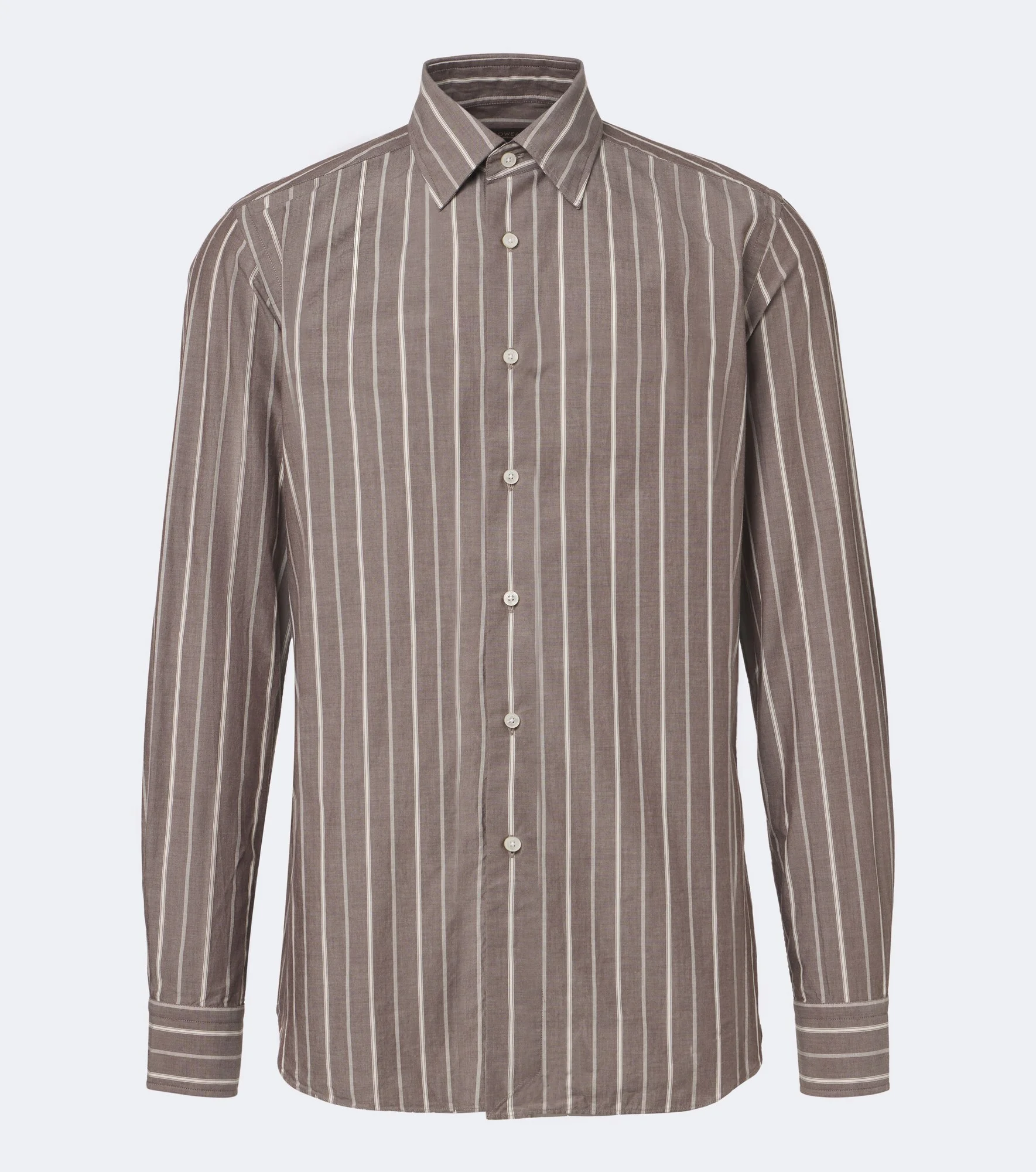 Striped cotton shirt - 1