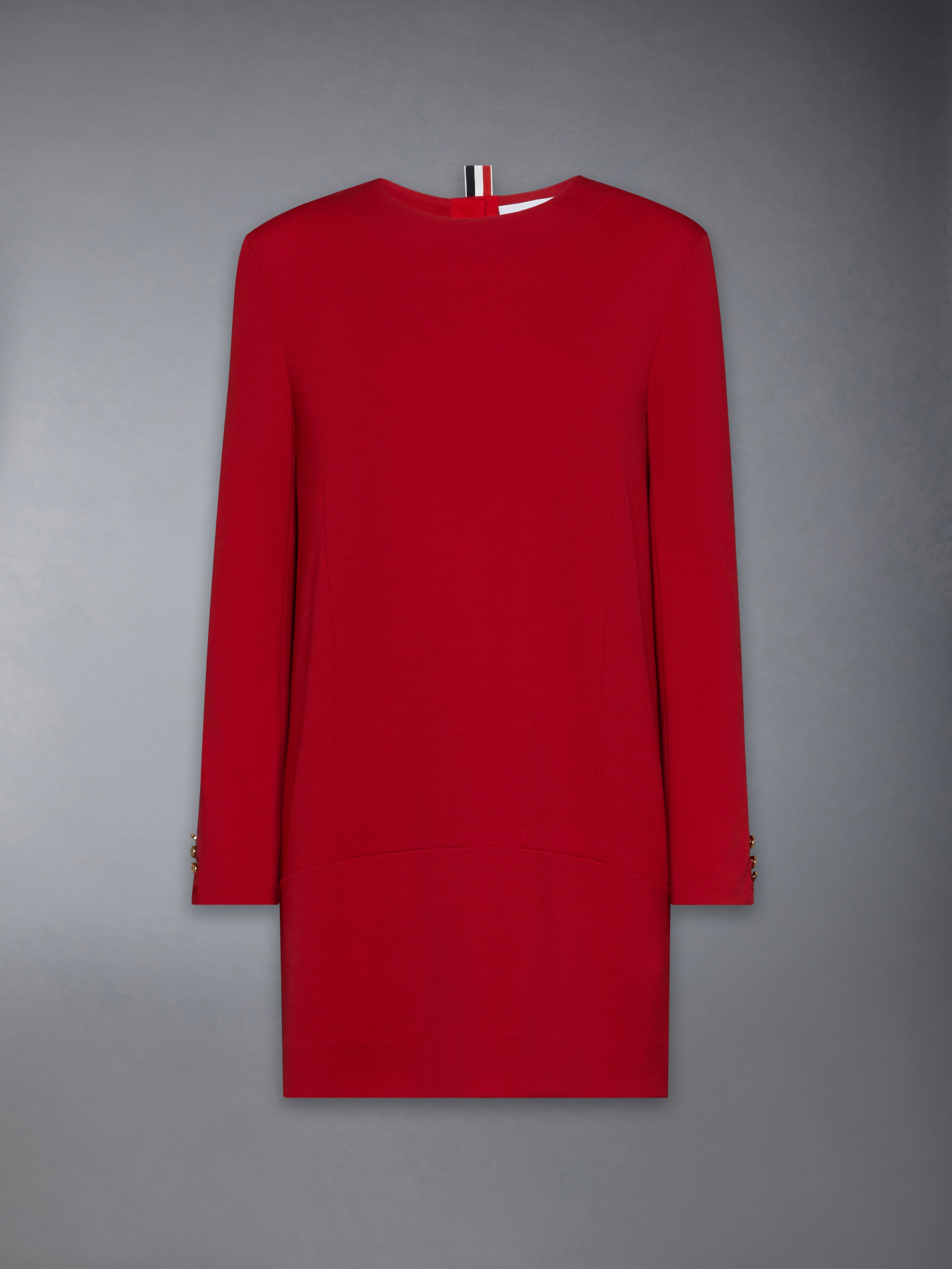 WOOL TECH MILANO MINI SHIFT DRESS - 1
