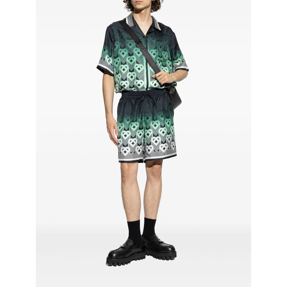Casablanca Green Shorts - Bermuda Shorts Men - 5