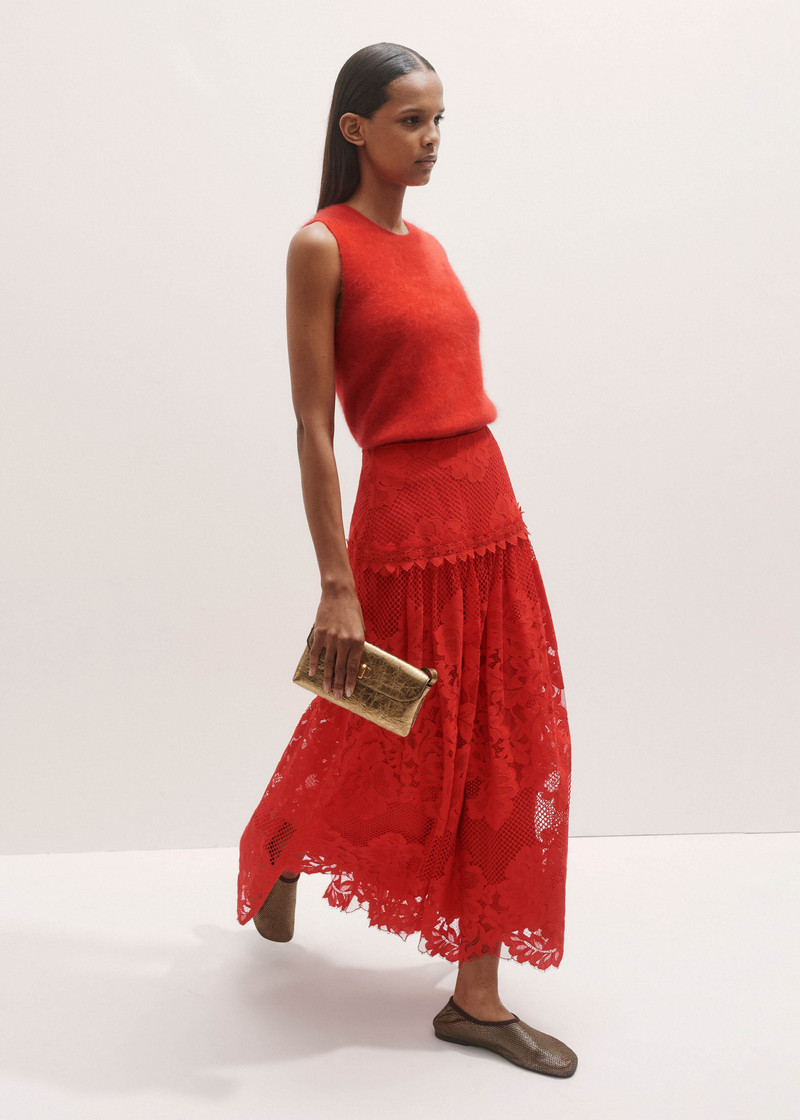 Textured Maxi Skirt 1