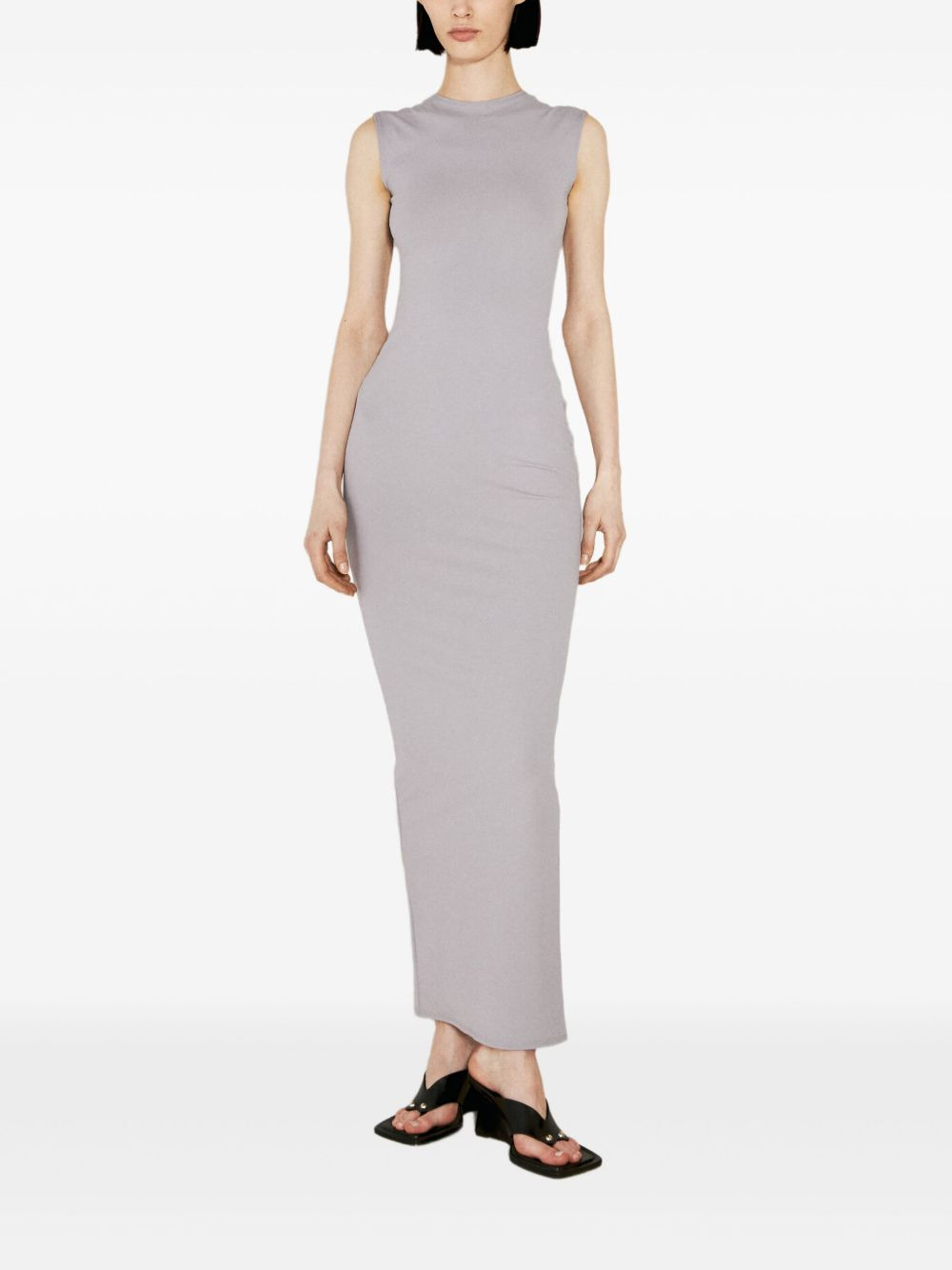 fitted maxi dress - 1