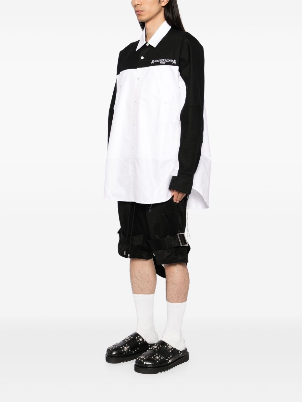 colourblock shirt - 3