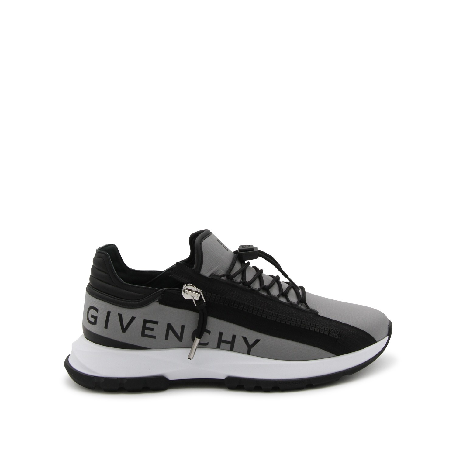 BLACK AND GREY SPECTRE SNEAKERS - 1