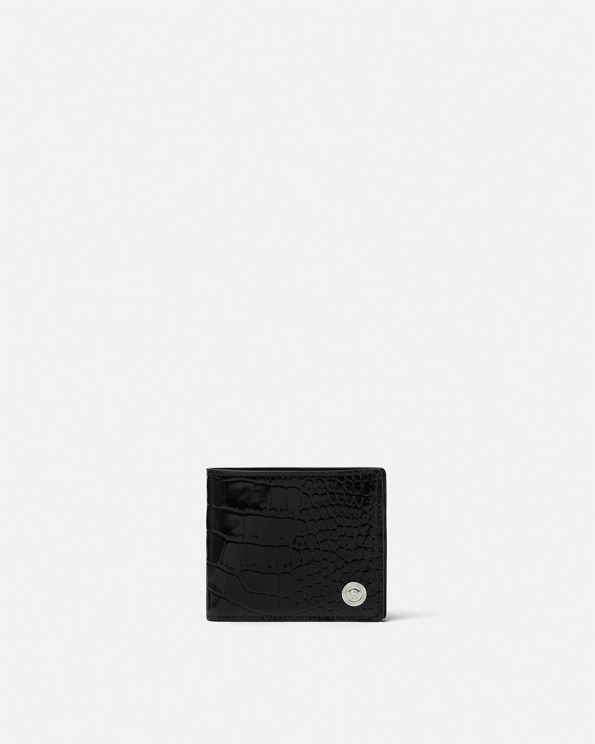 Croc-Effect Medusa Biggie Wallet - 1