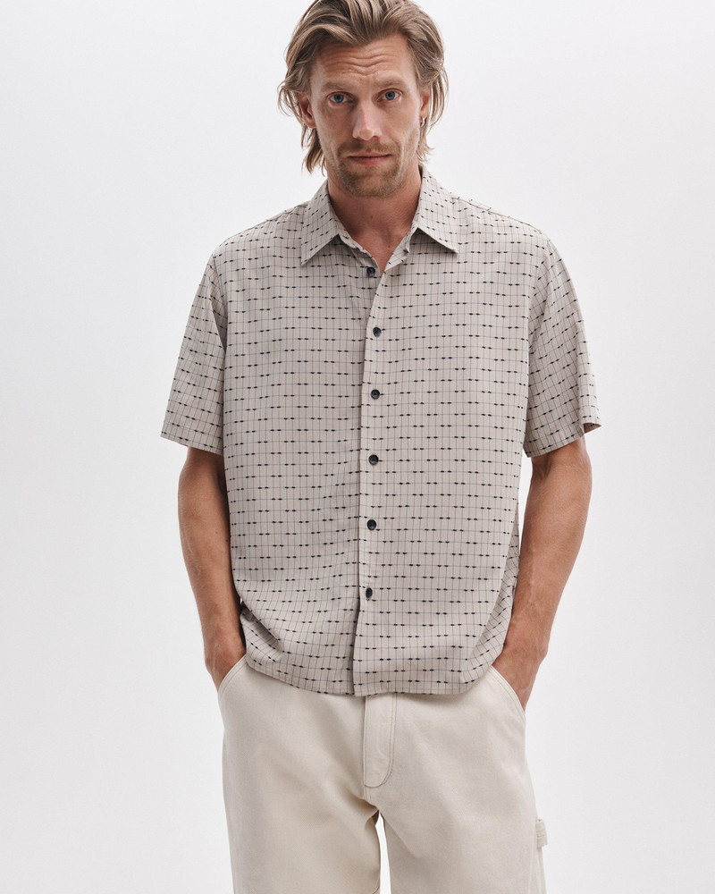 Dalton Short-Sleeve Jacquard Shirt 5