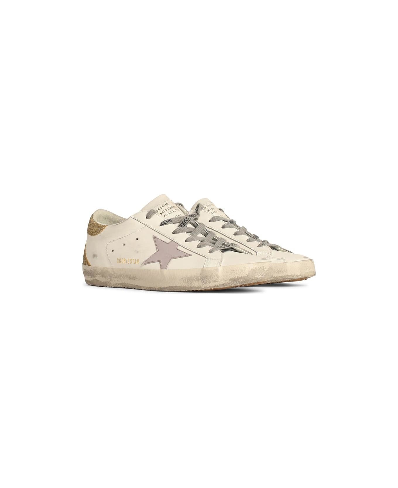 White Leather Sneakers - 2