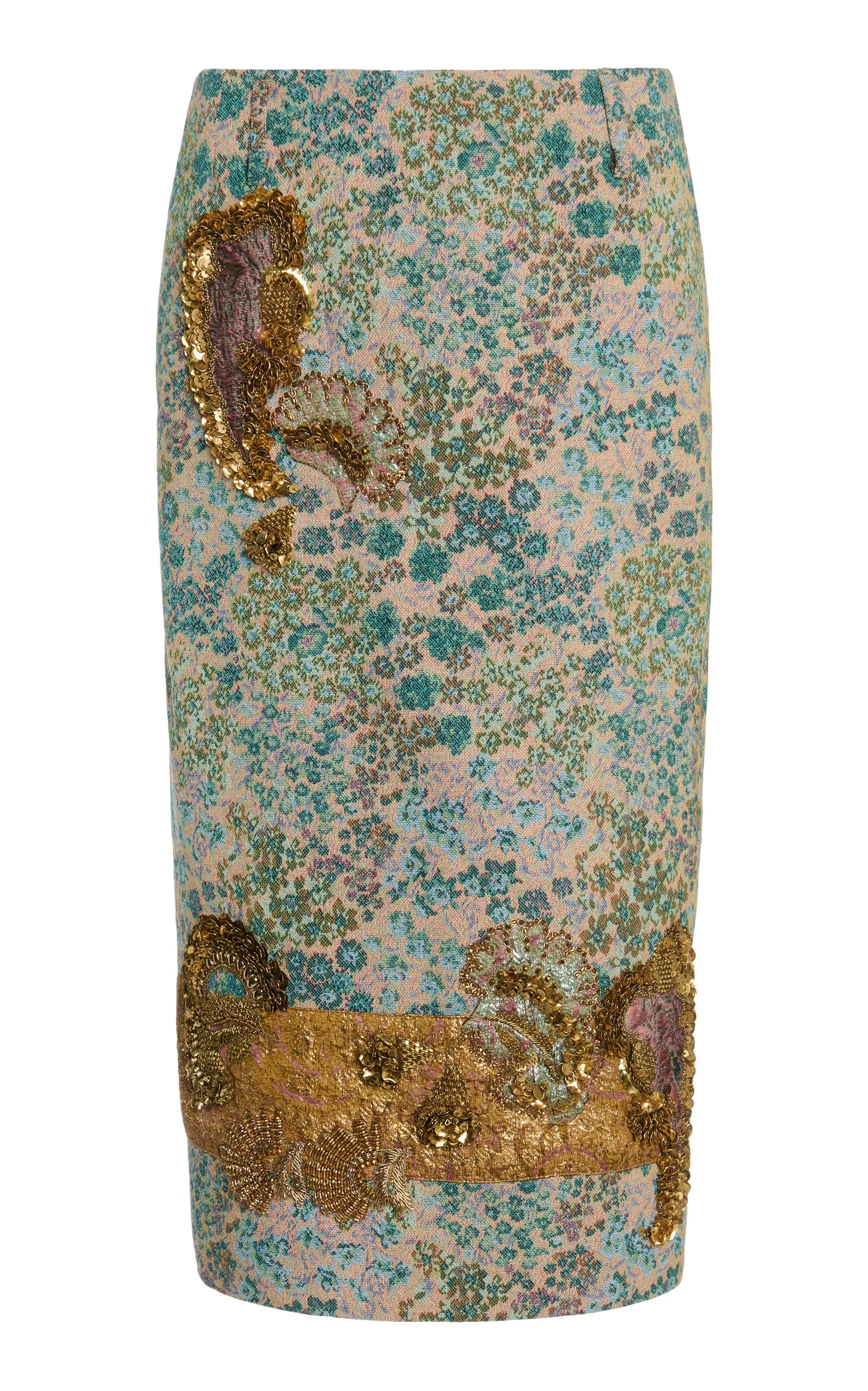 Sentista Embellished Midi Skirt - 1