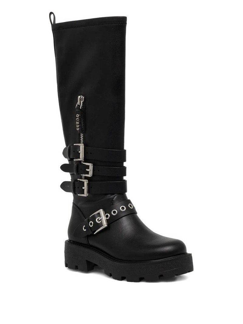GUESS USA buckle-strap boots outlook