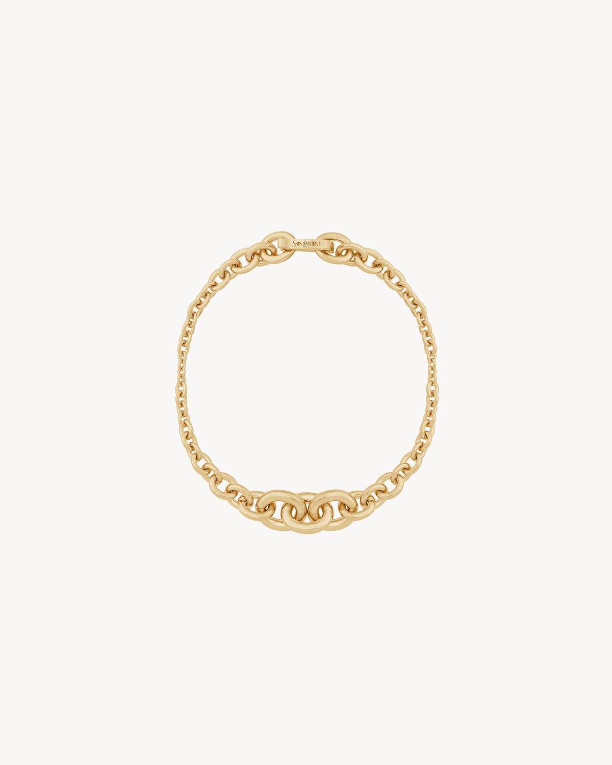 GRADUATED CHAIN BRACELET IN 18K YELLOW GOLD - 3
